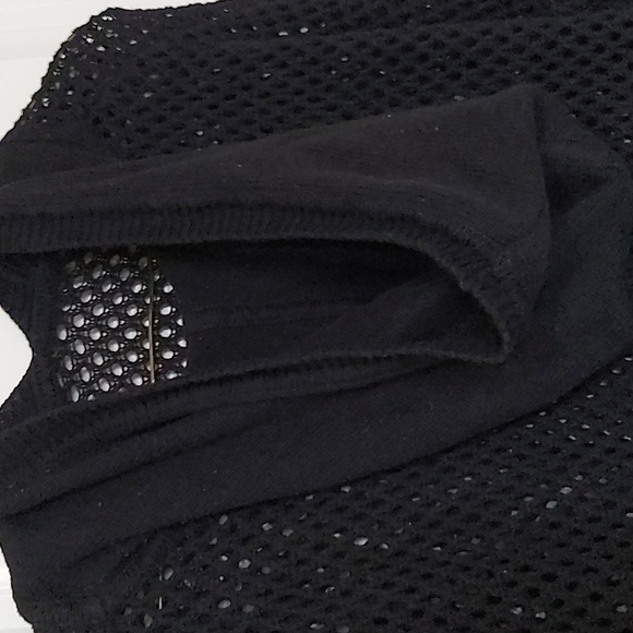 Black Fishnet Hoodie XL - Picture 3 of 4